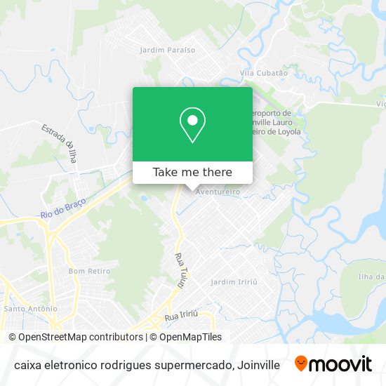 caixa eletronico rodrigues supermercado map
