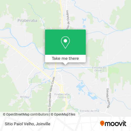 Sítio Paiol Velho map