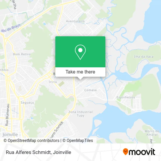 Rua Alferes Schmidt map