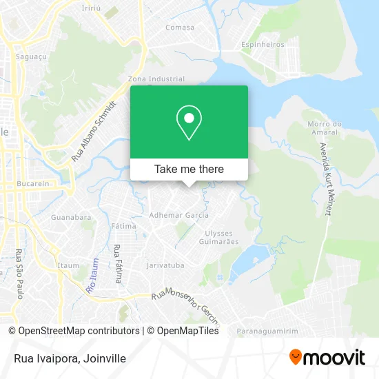 Rua Ivaipora map