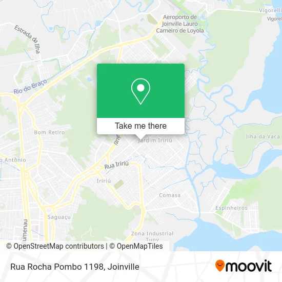 Rua Rocha Pombo 1198 map