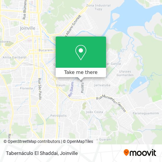 Tabernáculo El Shaddai map
