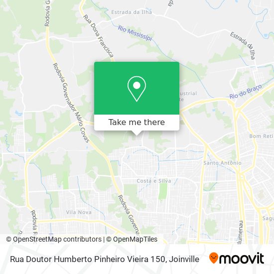 Rua Doutor Humberto Pinheiro Vieira 150 map