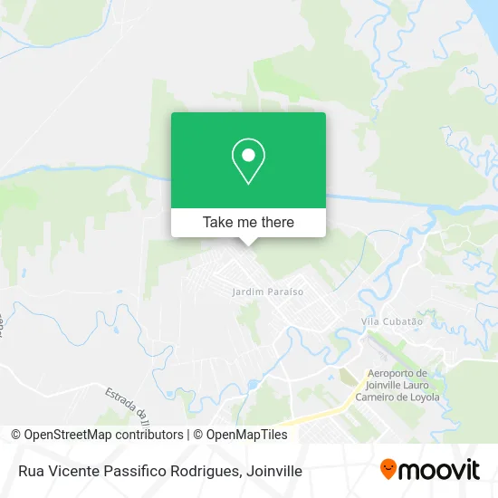 Rua Vicente Passifico Rodrigues map