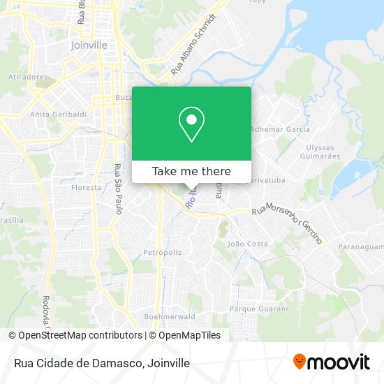 Rua Cidade de Damasco map