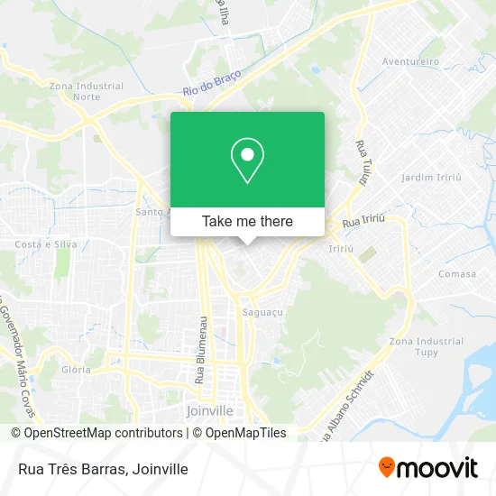 Rua Três Barras map