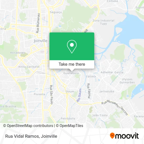 Rua Vidal Ramos map