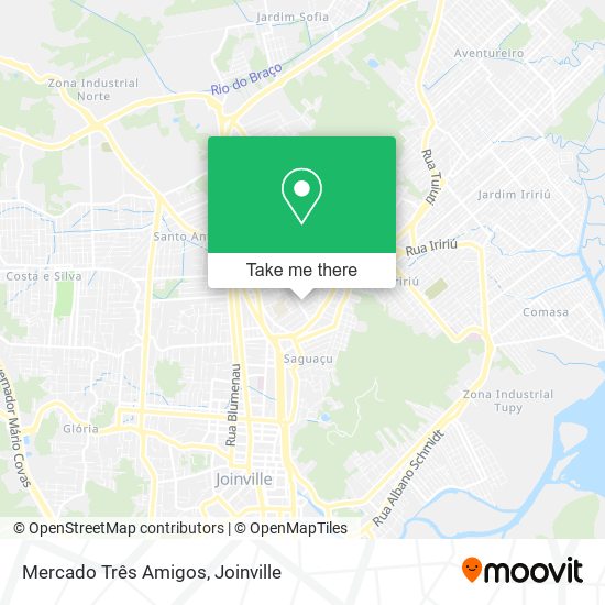 Mercado Três Amigos map