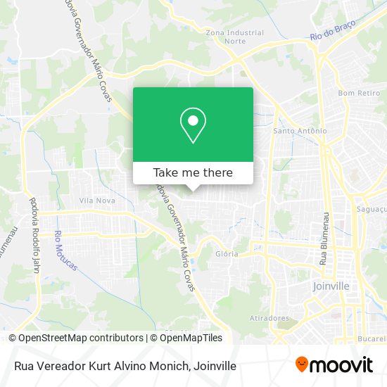 Rua Vereador Kurt Alvino Monich map