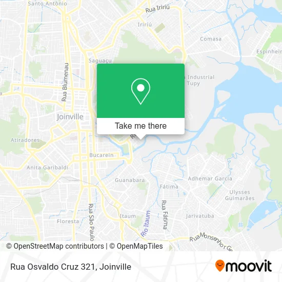 Rua Osvaldo Cruz 321 map