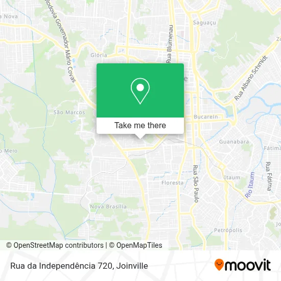Rua da Independência 720 map