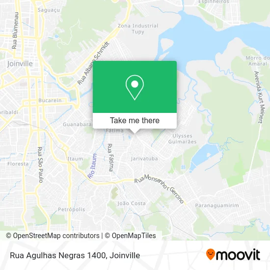 Rua Agulhas Negras 1400 map