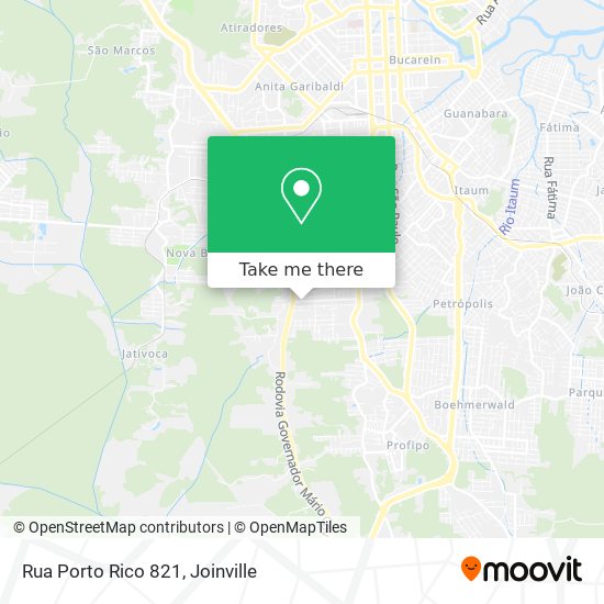 Rua Porto Rico 821 map