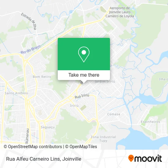 Rua Alfeu Carneiro Lins map