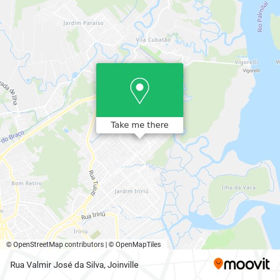 Mapa Rua Valmir José da Silva