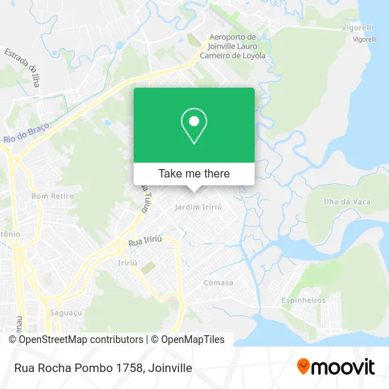 Rua Rocha Pombo 1758 map