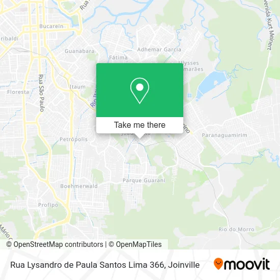 Rua Lysandro de Paula Santos Lima 366 map