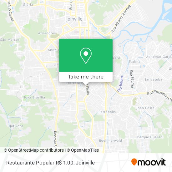 Restaurante Popular R$ 1,00 map