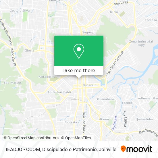 IEADJO - CCOM, Discipulado e Patrimônio map