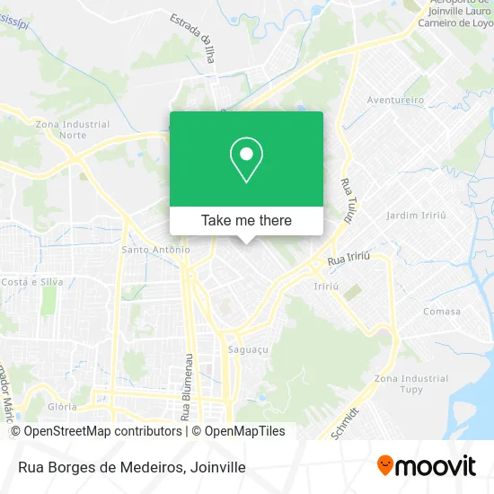 Rua Borges de Medeiros map