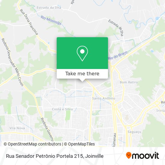 Rua Senador Petrônio Portela 215 map