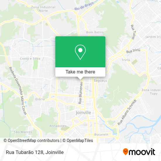 Rua Tubarão 128 map