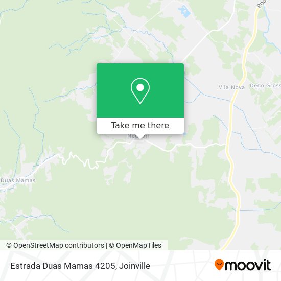 Estrada Duas Mamas 4205 map