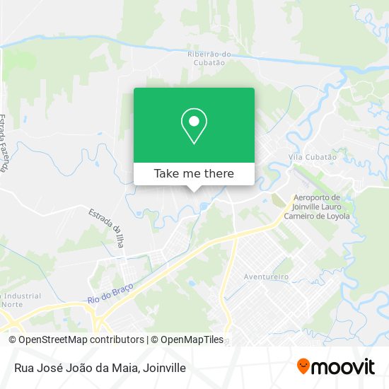 Mapa Rua José João da Maia