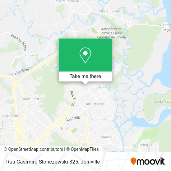 Rua Casimiro Slonczewski 325 map