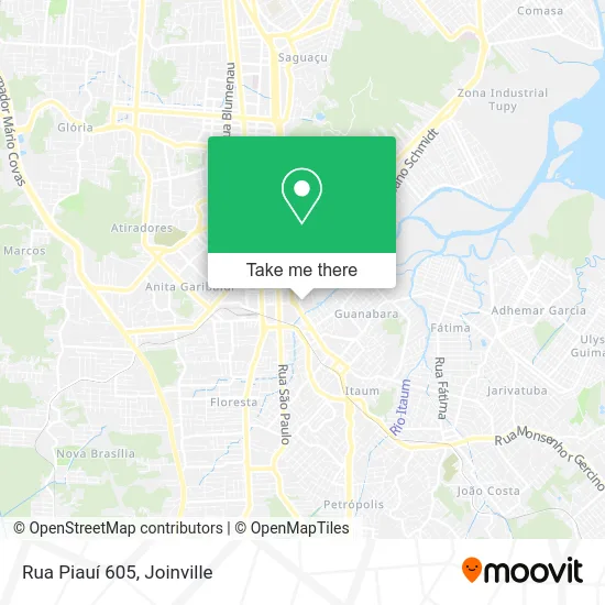 Rua Piauí 605 map
