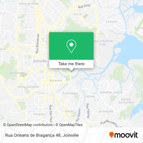 Rua Orleans de Bragança 48 map