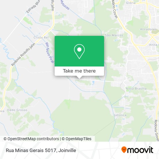 Rua Minas Gerais 5017 map