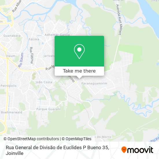 Mapa Rua General de Divisão de Euclides P Bueno 35