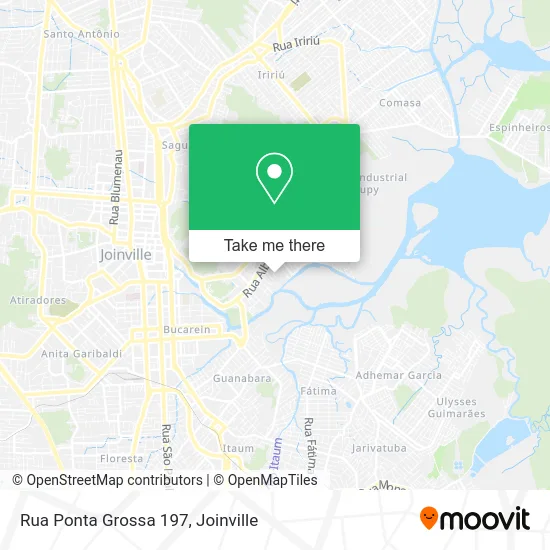 Rua Ponta Grossa 197 map