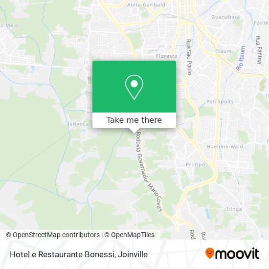 Hotel e Restaurante Bonessi map