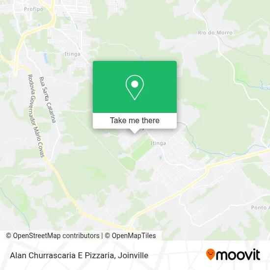 Alan Churrascaria E Pizzaria map