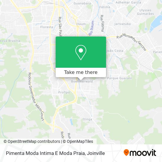 Pimenta Moda Intima E Moda Praia map
