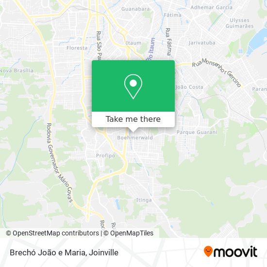 Brechó João e Maria map