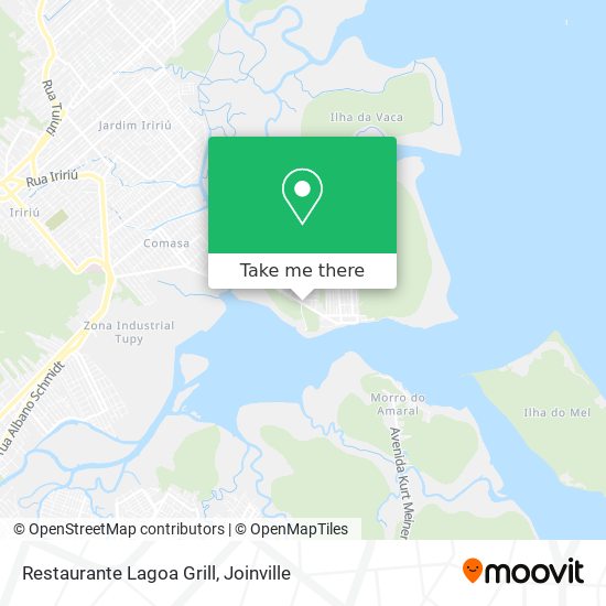 Mapa Restaurante Lagoa Grill