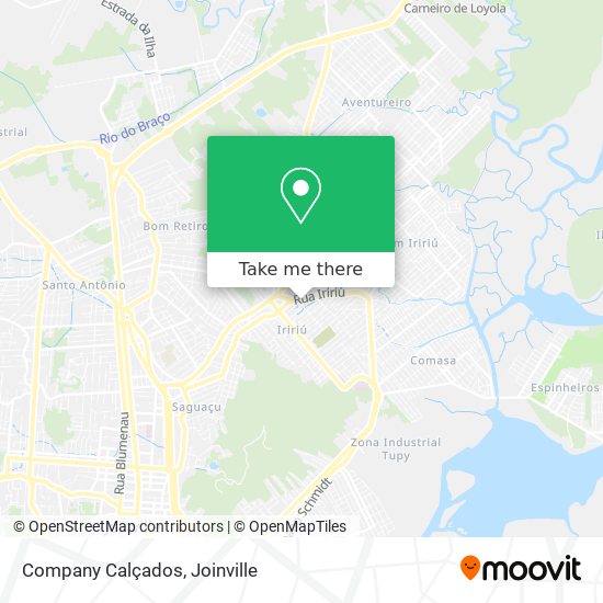 Company Calçados map