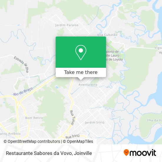 Restaurante Sabores da Vovo map