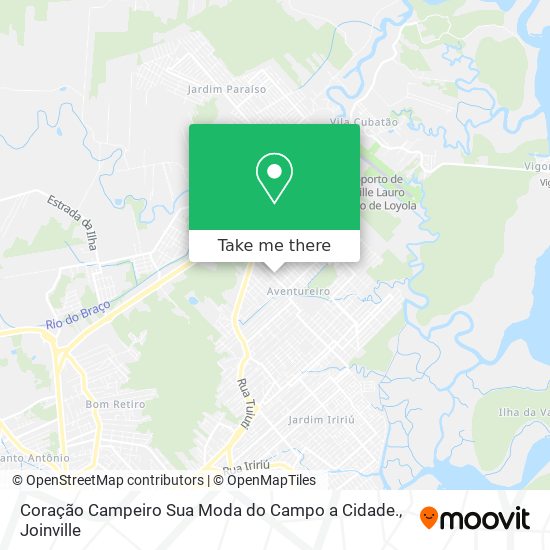 Mapa Coração Campeiro Sua Moda do Campo a Cidade.