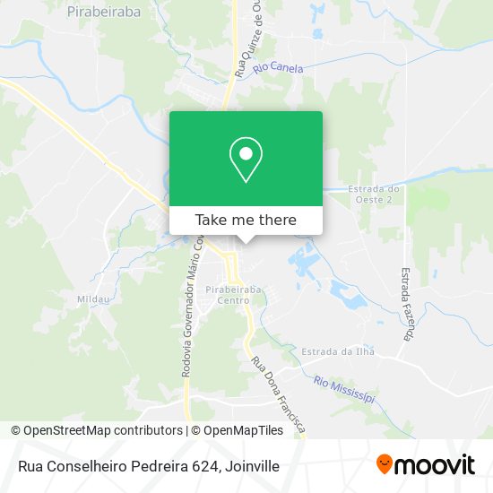 Rua Conselheiro Pedreira 624 map