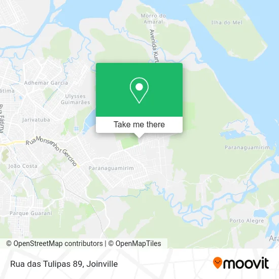 Rua das Tulipas 89 map
