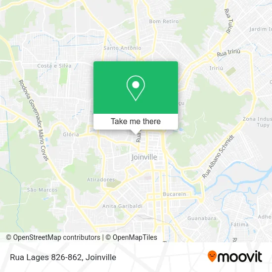 Rua Lages 826-862 map