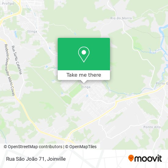 Rua São João 71 map