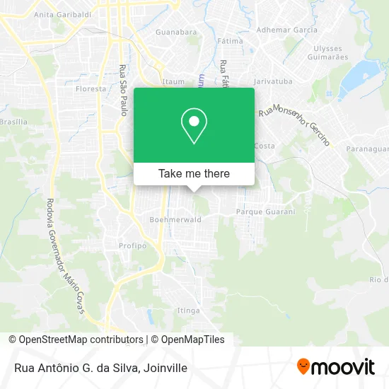 Rua Antônio G. da Silva map