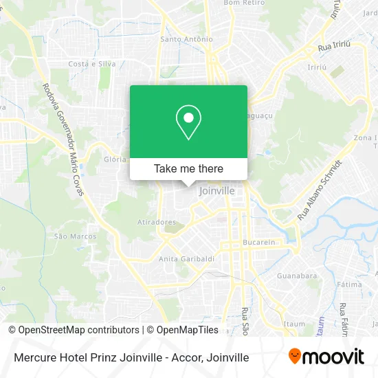Mercure Hotel Prinz Joinville - Accor map