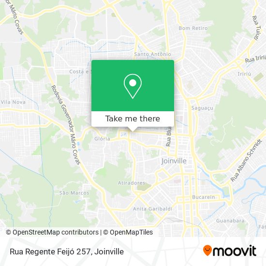 Rua Regente Feijó 257 map