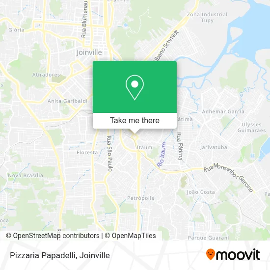 Pizzaria Papadelli map